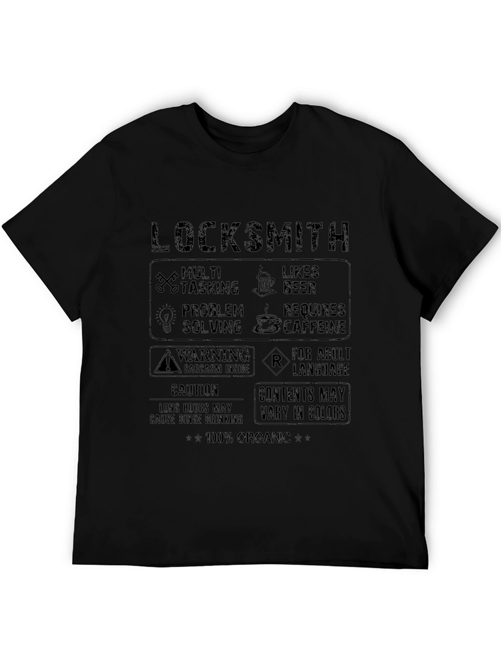 Locksmith Humor Graphic T-Shirt