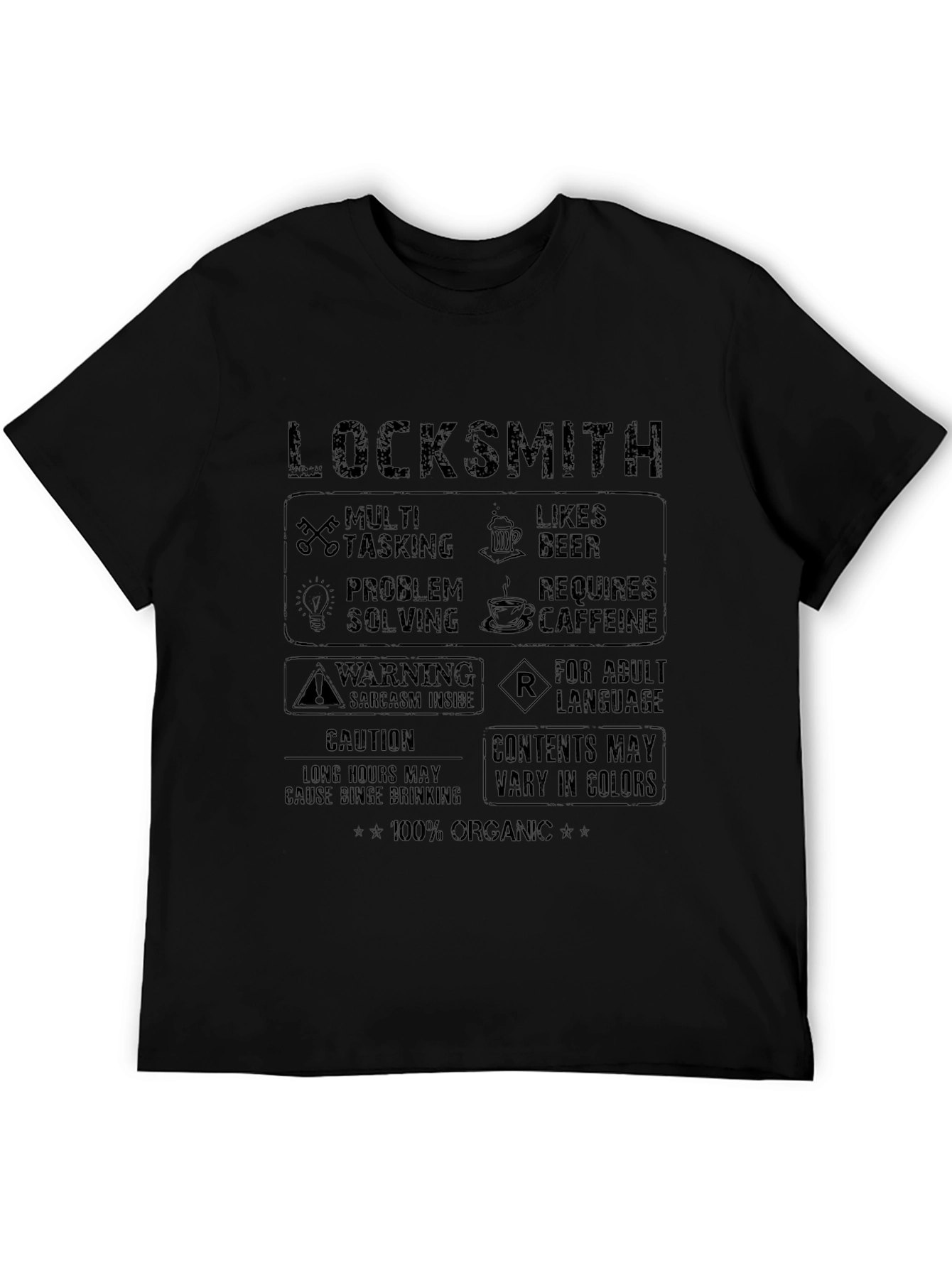 Locksmith Humor Graphic T-Shirt