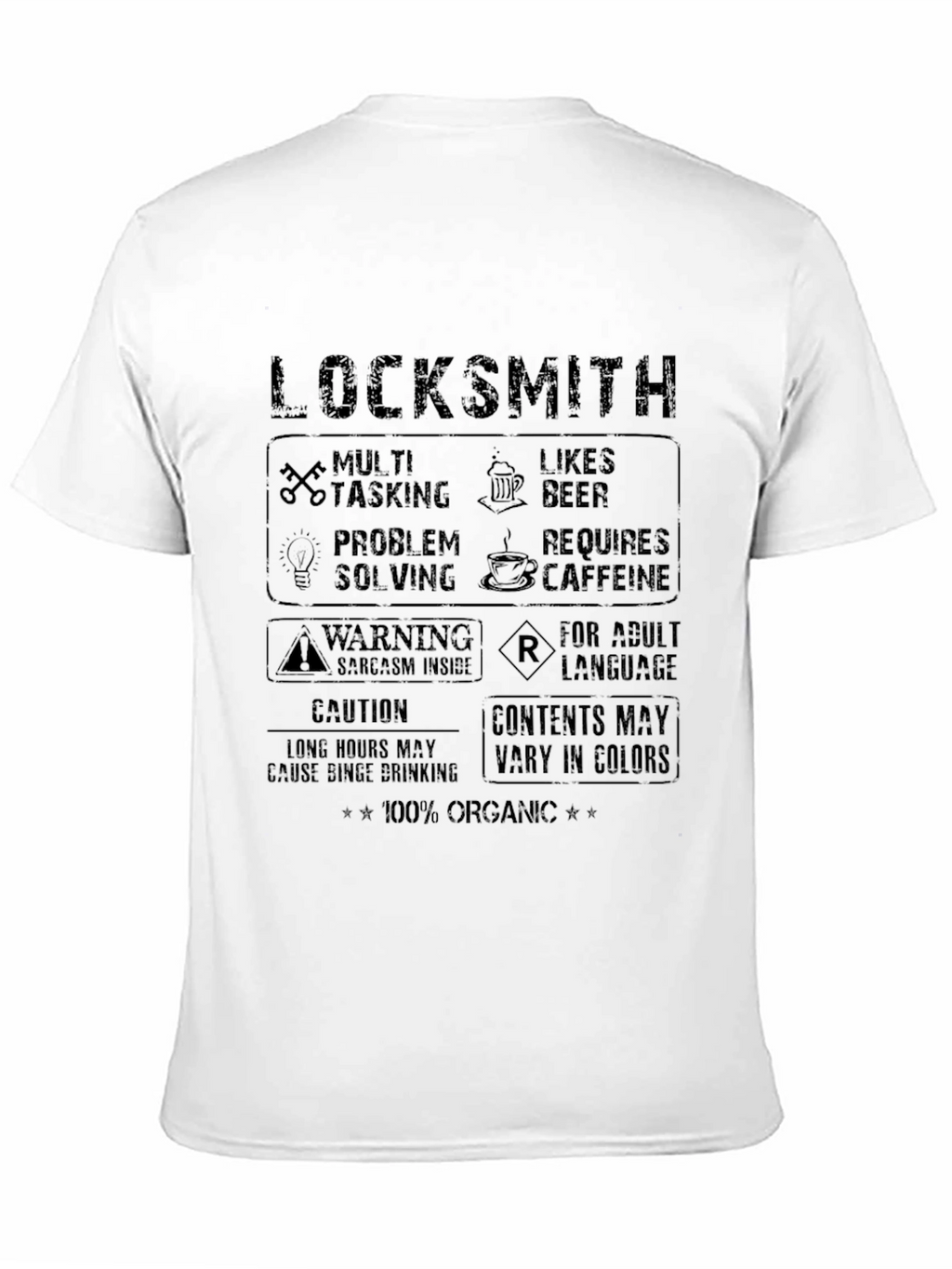 Locksmith Humor Graphic T-Shirt