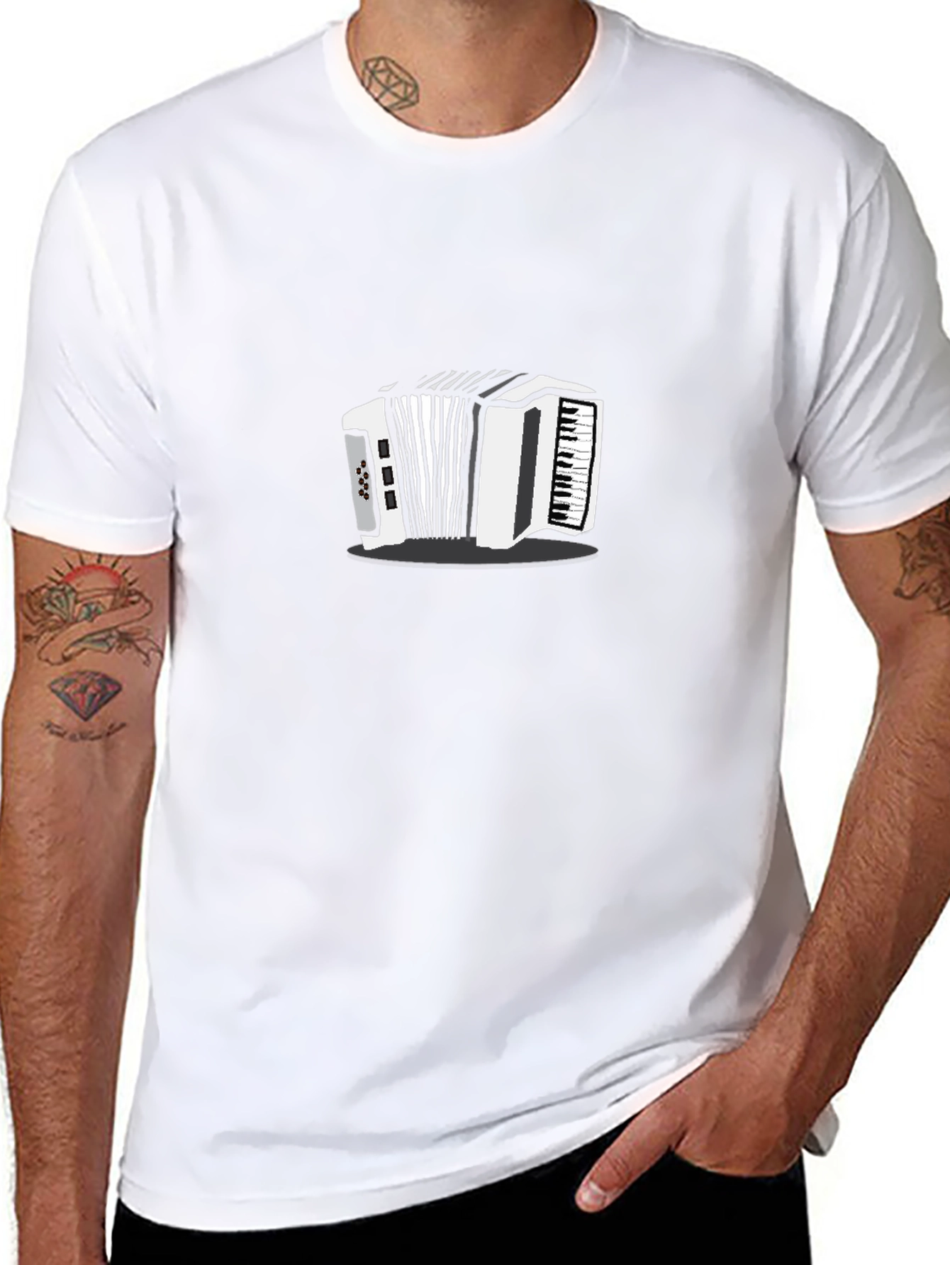 Accordion Graphic T-Shirt