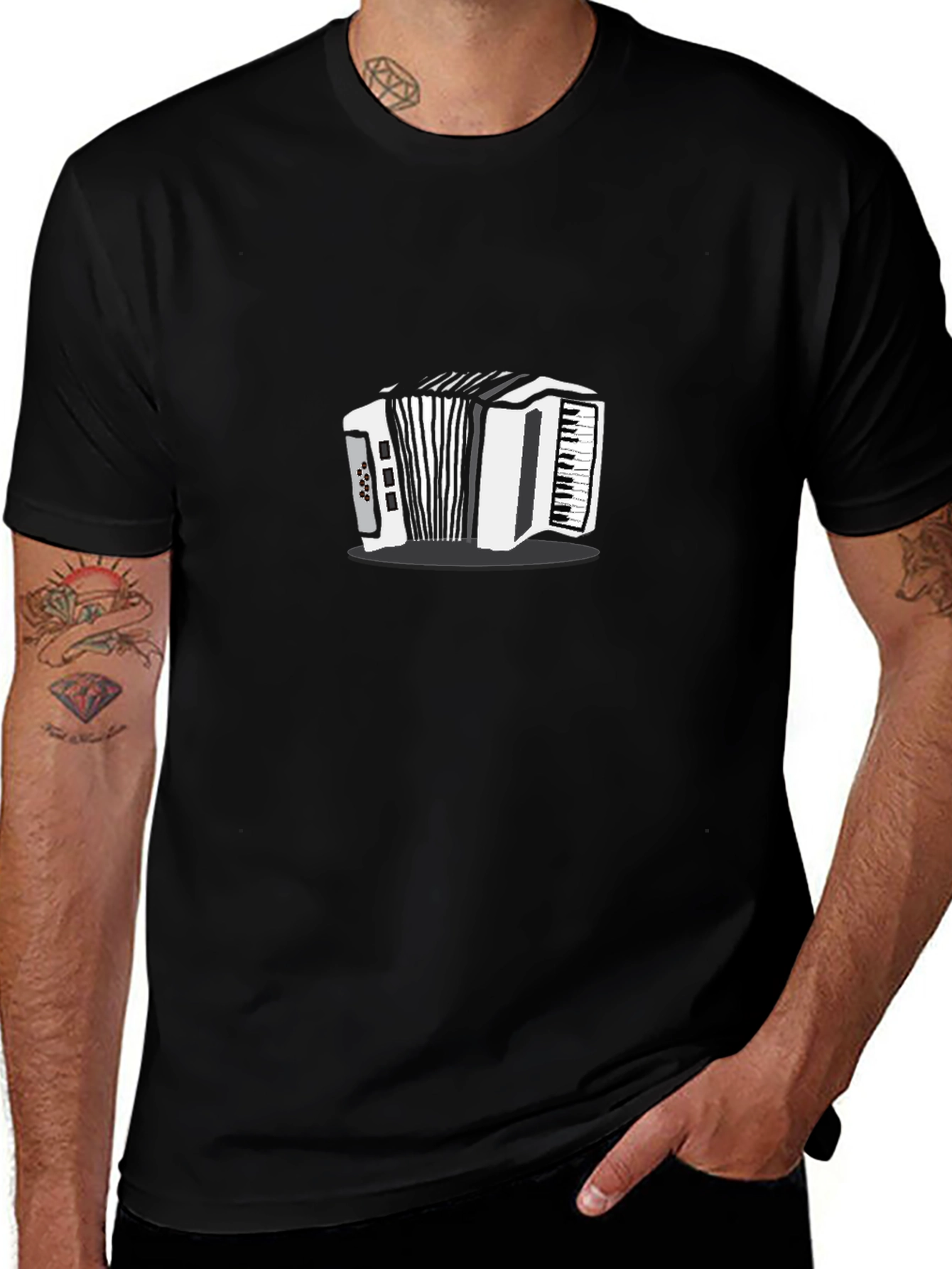 Accordion Graphic T-Shirt