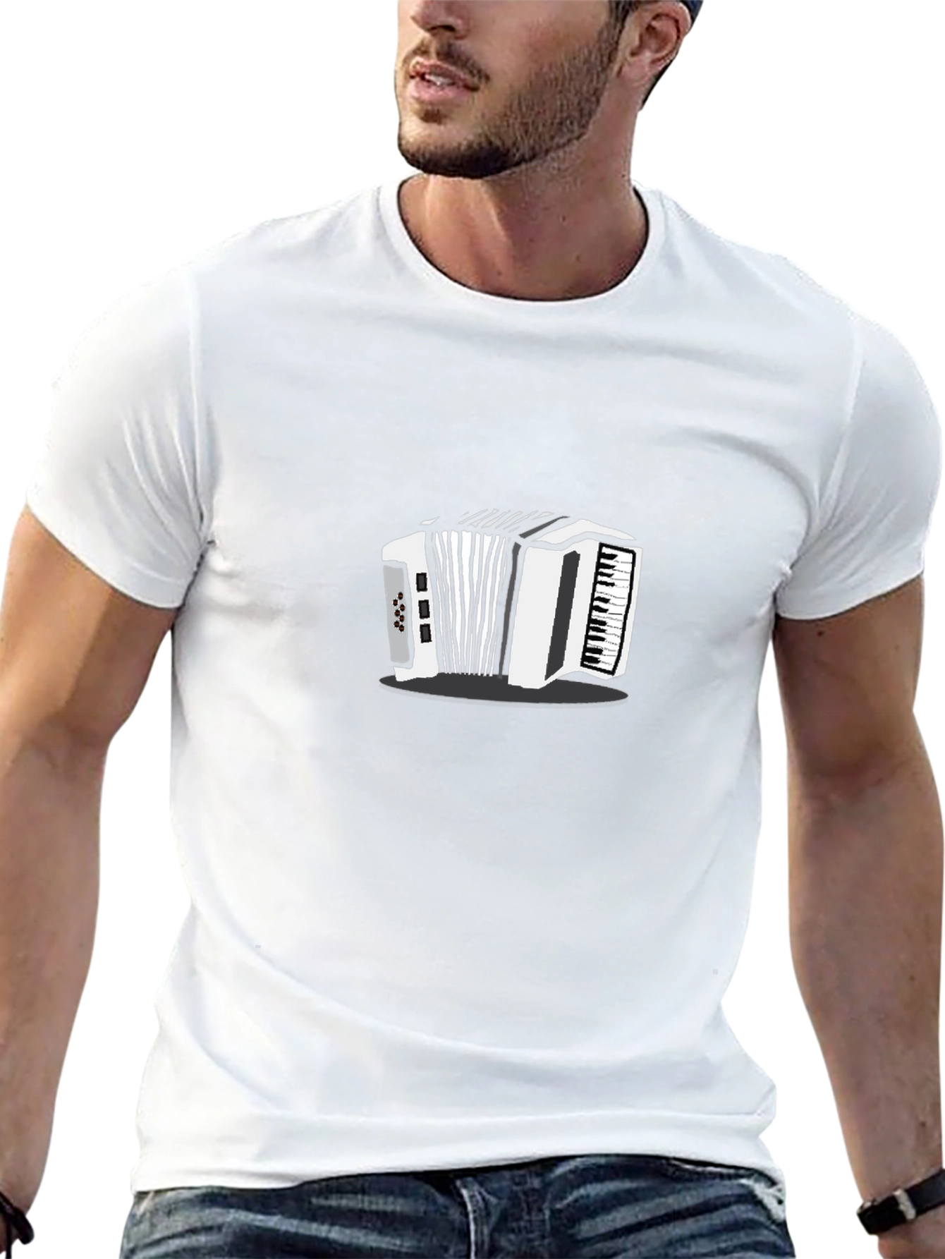 Accordion Graphic T-Shirt