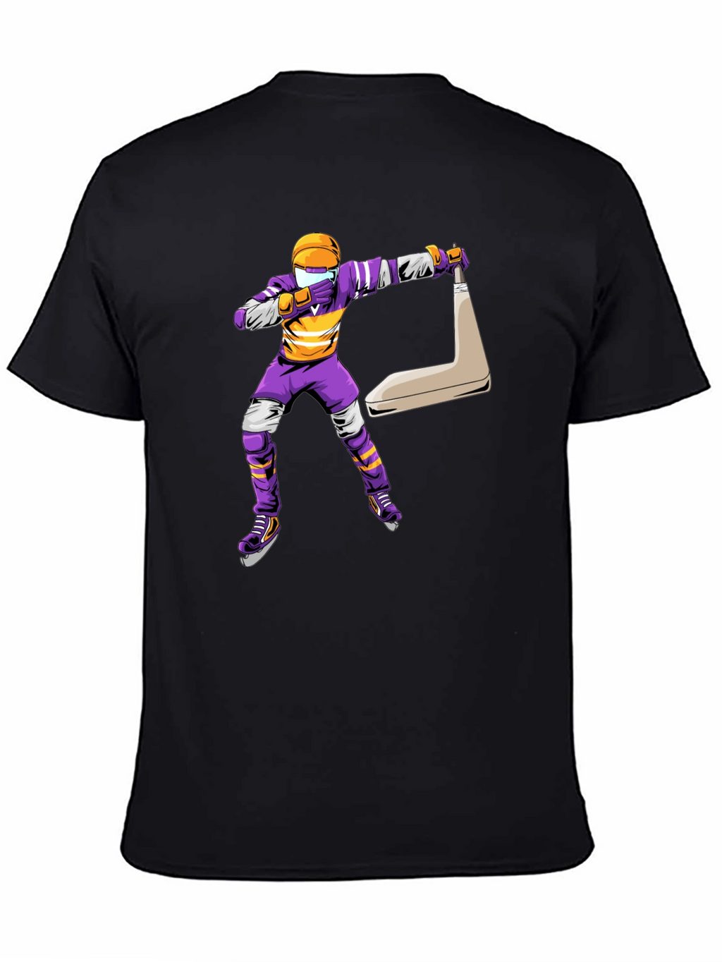 Dabbing Hockey Player Graphic Tee