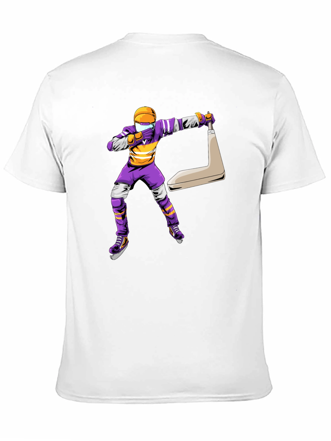 Dabbing Hockey Player Graphic Tee