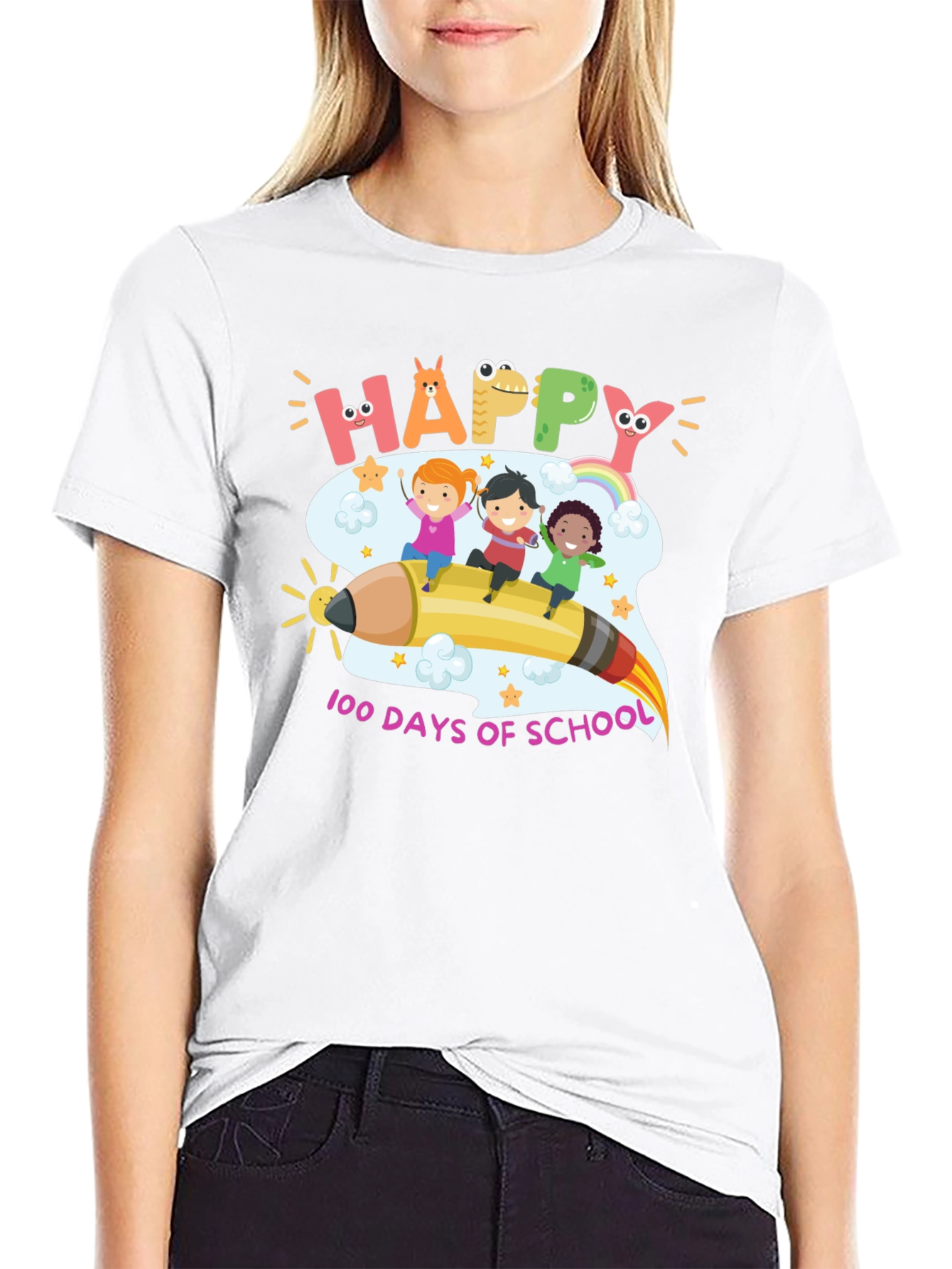 Happy 100 Days of School T-Shirt