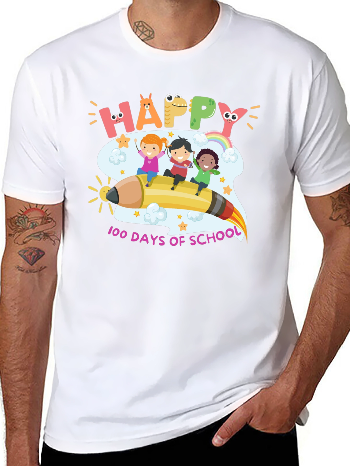 Happy 100 Days of School T-Shirt