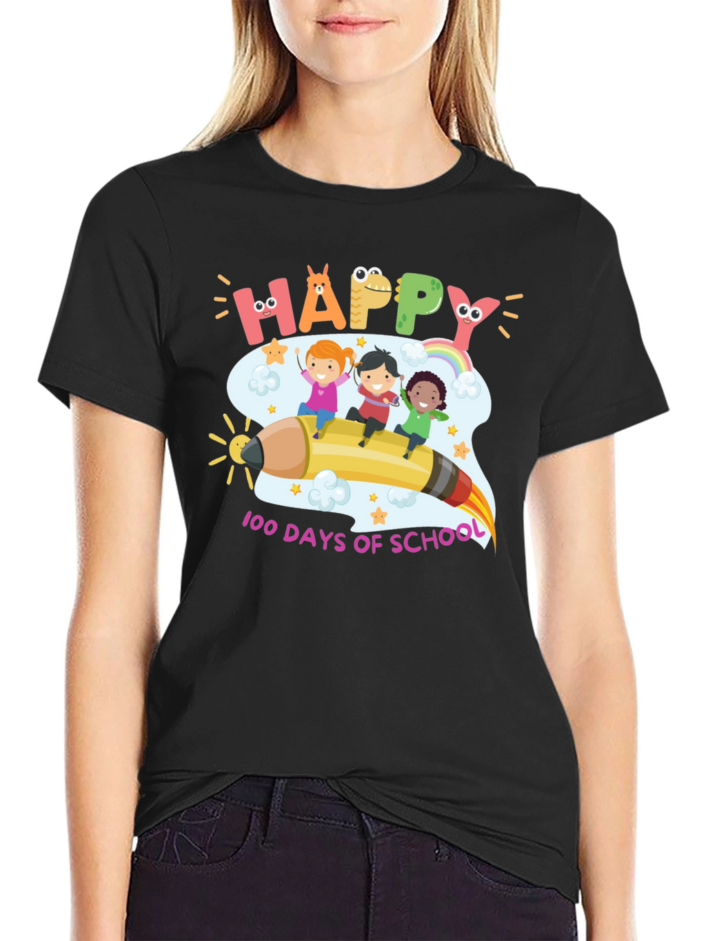 Happy 100 Days of School T-Shirt