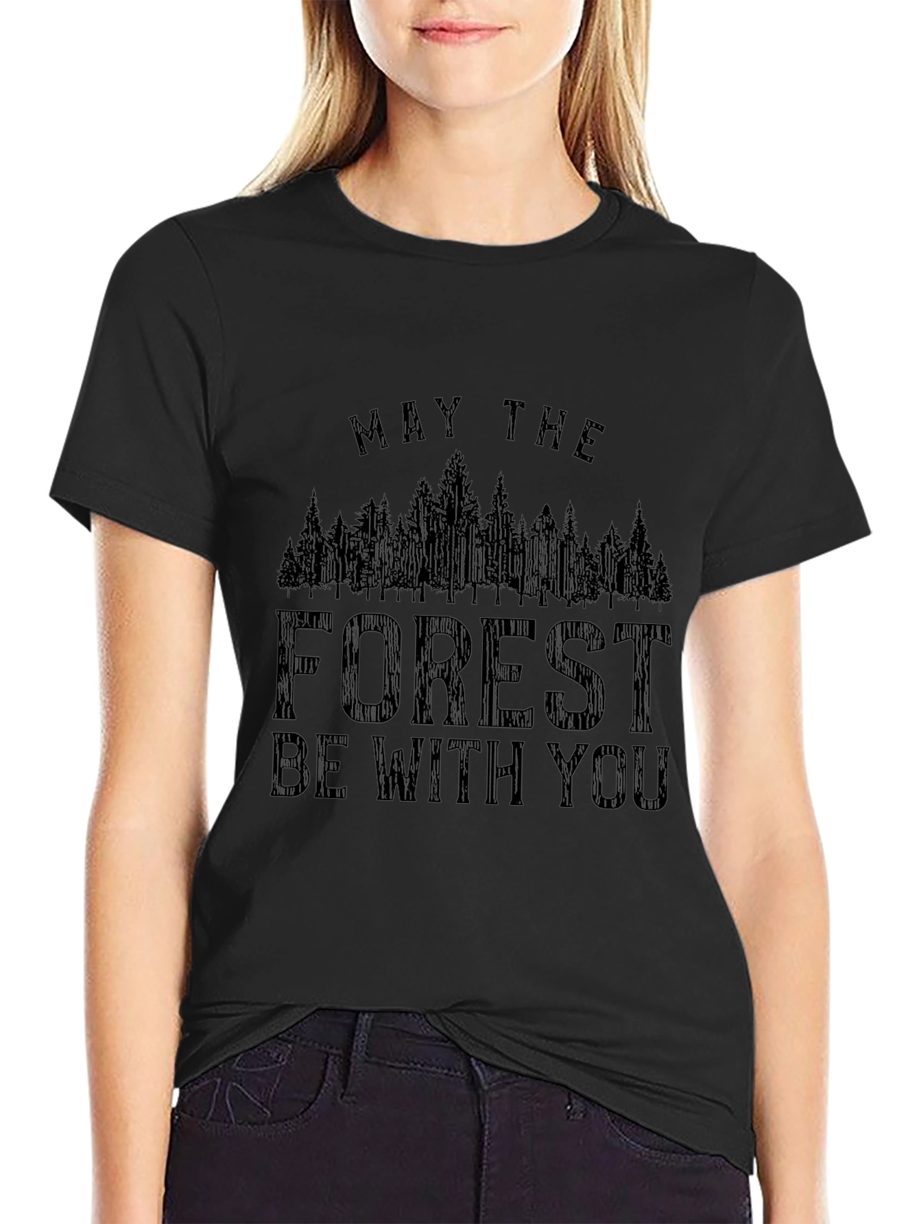 May the Forest Be With You Graphic T-Shirt