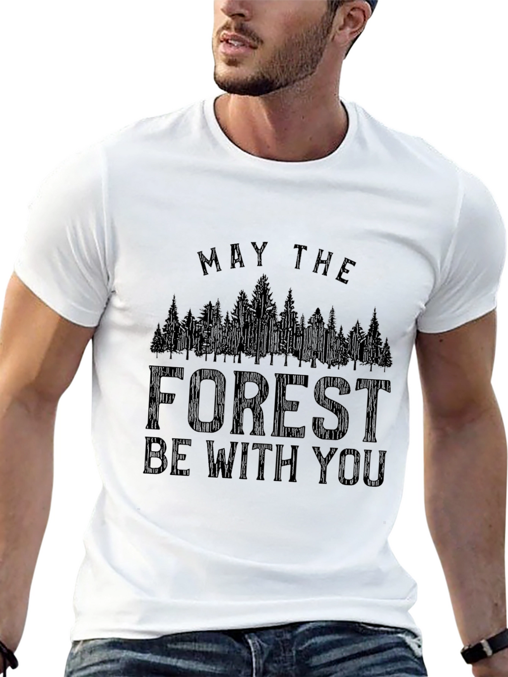 May the Forest Be With You Graphic T-Shirt