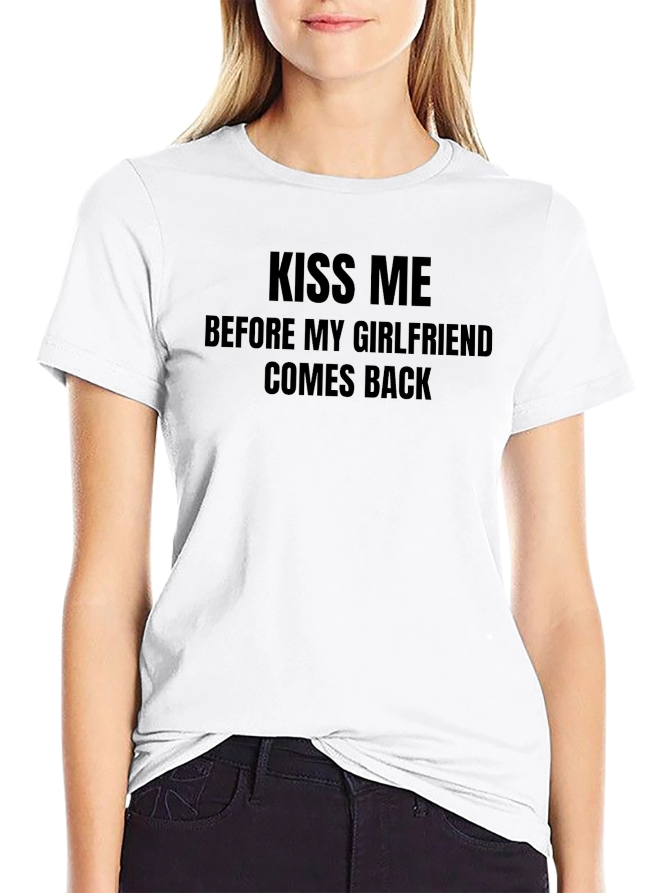 Kiss Me T-Shirt - Novelty Graphic Tee