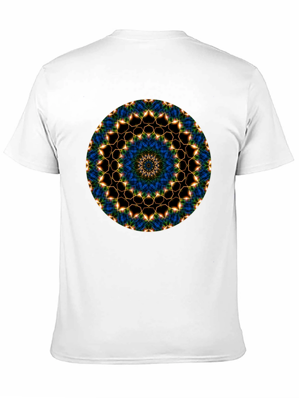 Mandala Graphic Tee - Black Cotton Blend
