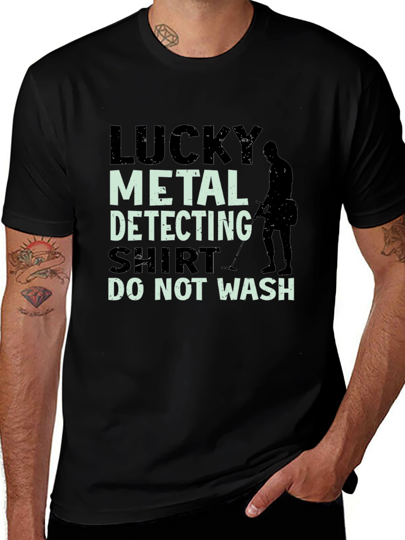 Lucky Metal Detecting Shirt - Funny Detectorist Tee
