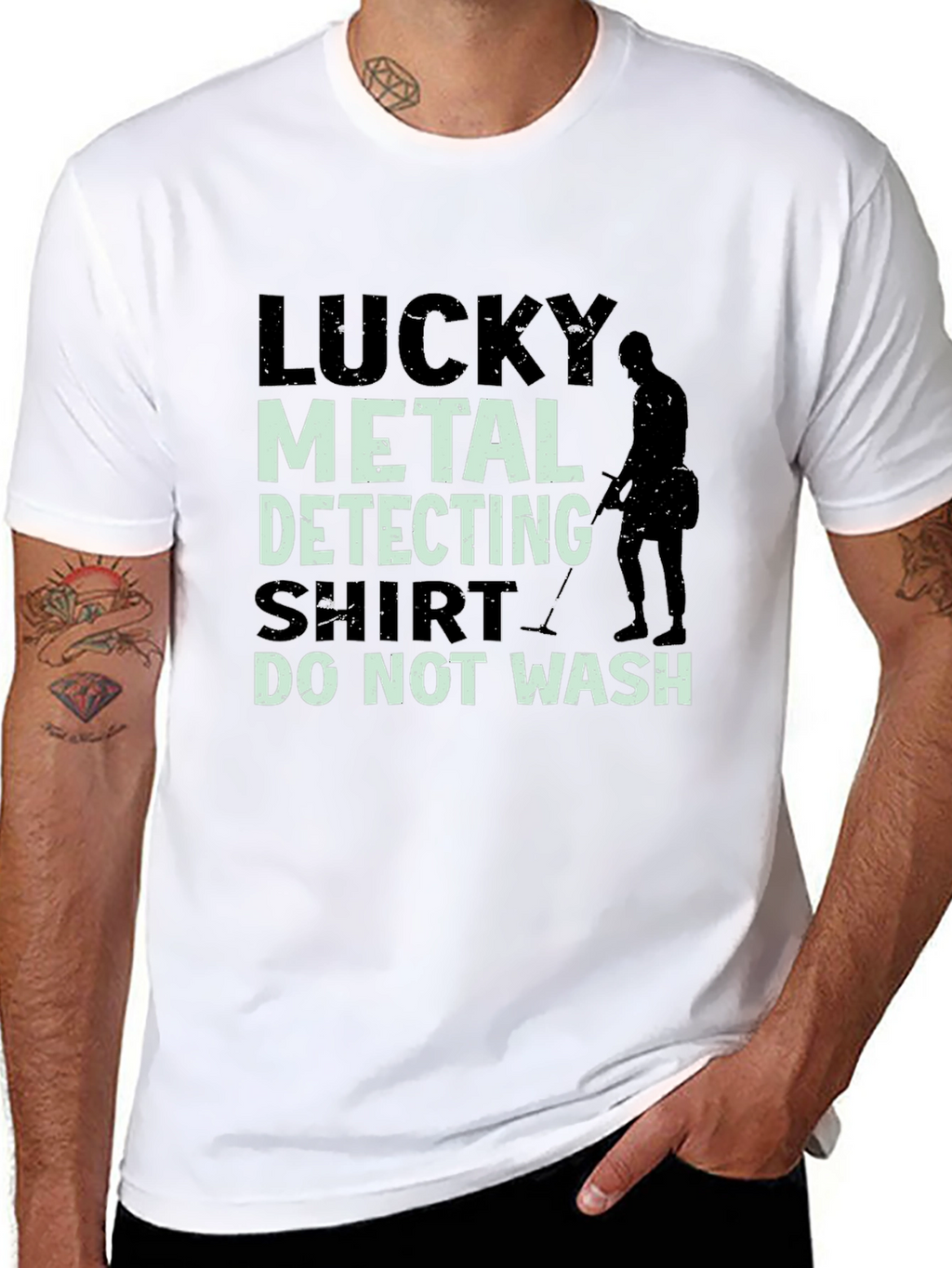 Lucky Metal Detecting Shirt - Funny Detectorist Tee