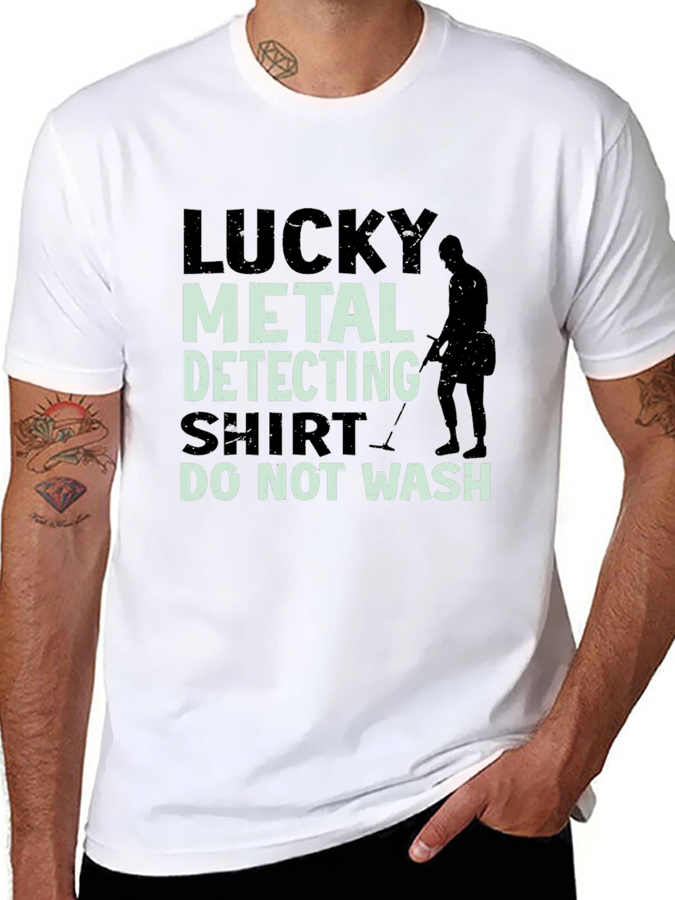 Lucky Metal Detecting Shirt - Funny Detectorist Tee