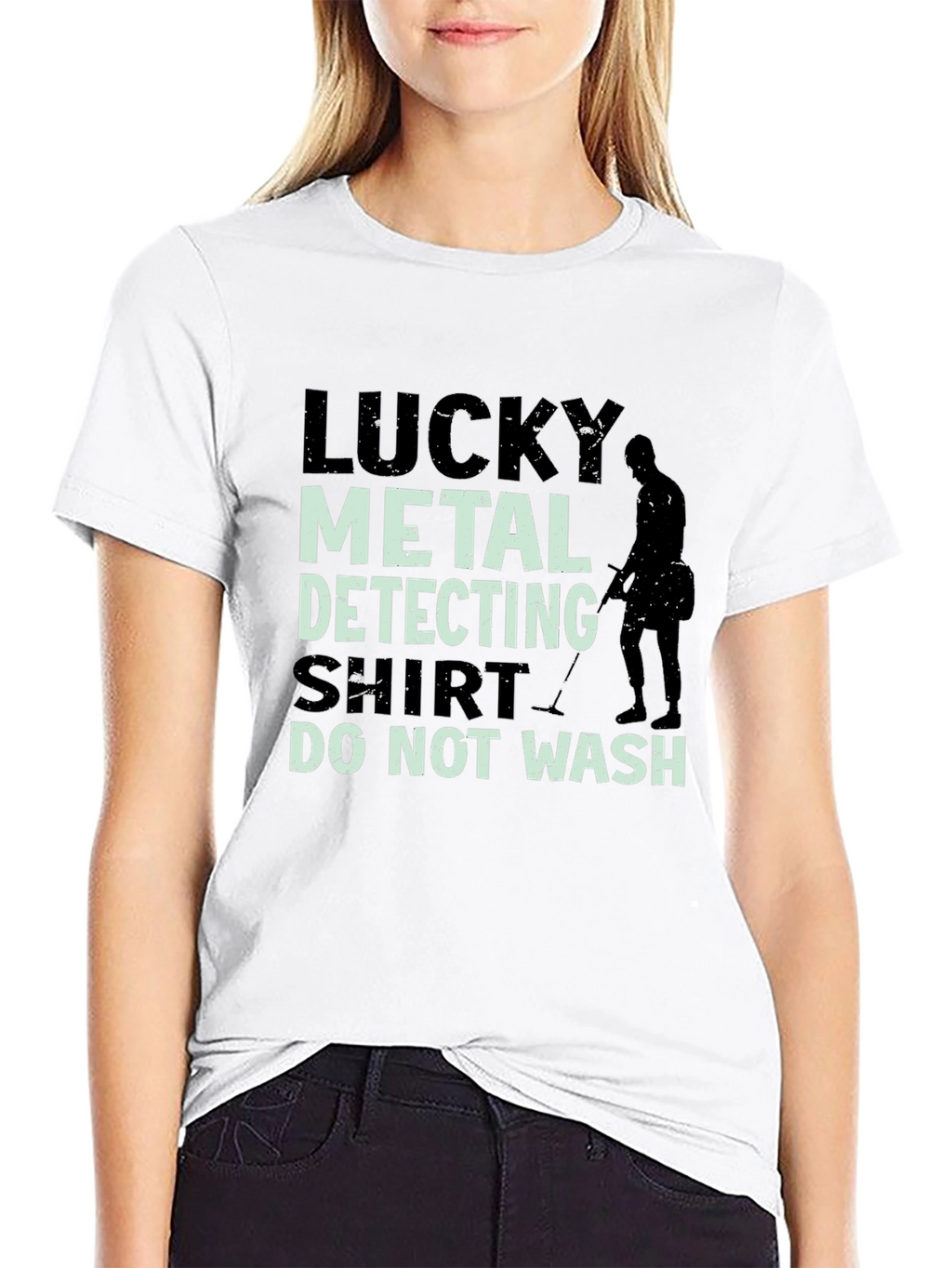 Lucky Metal Detecting Shirt - Funny Detectorist Tee