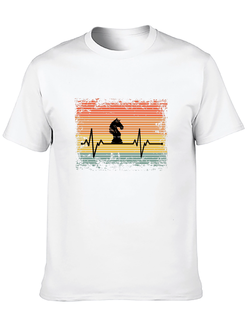 Chess Knight Heartbeat T-Shirt