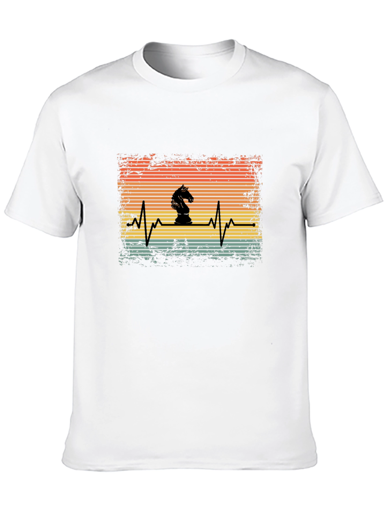 Chess Knight Heartbeat T-Shirt