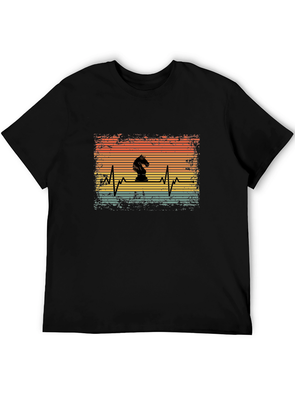 Chess Knight Heartbeat T-Shirt