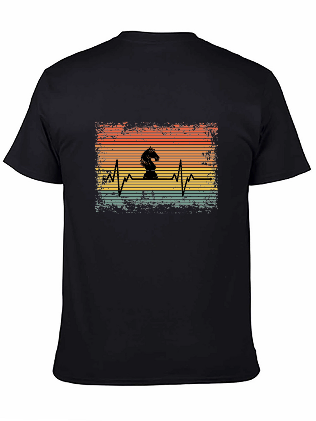 Chess Knight Heartbeat T-Shirt