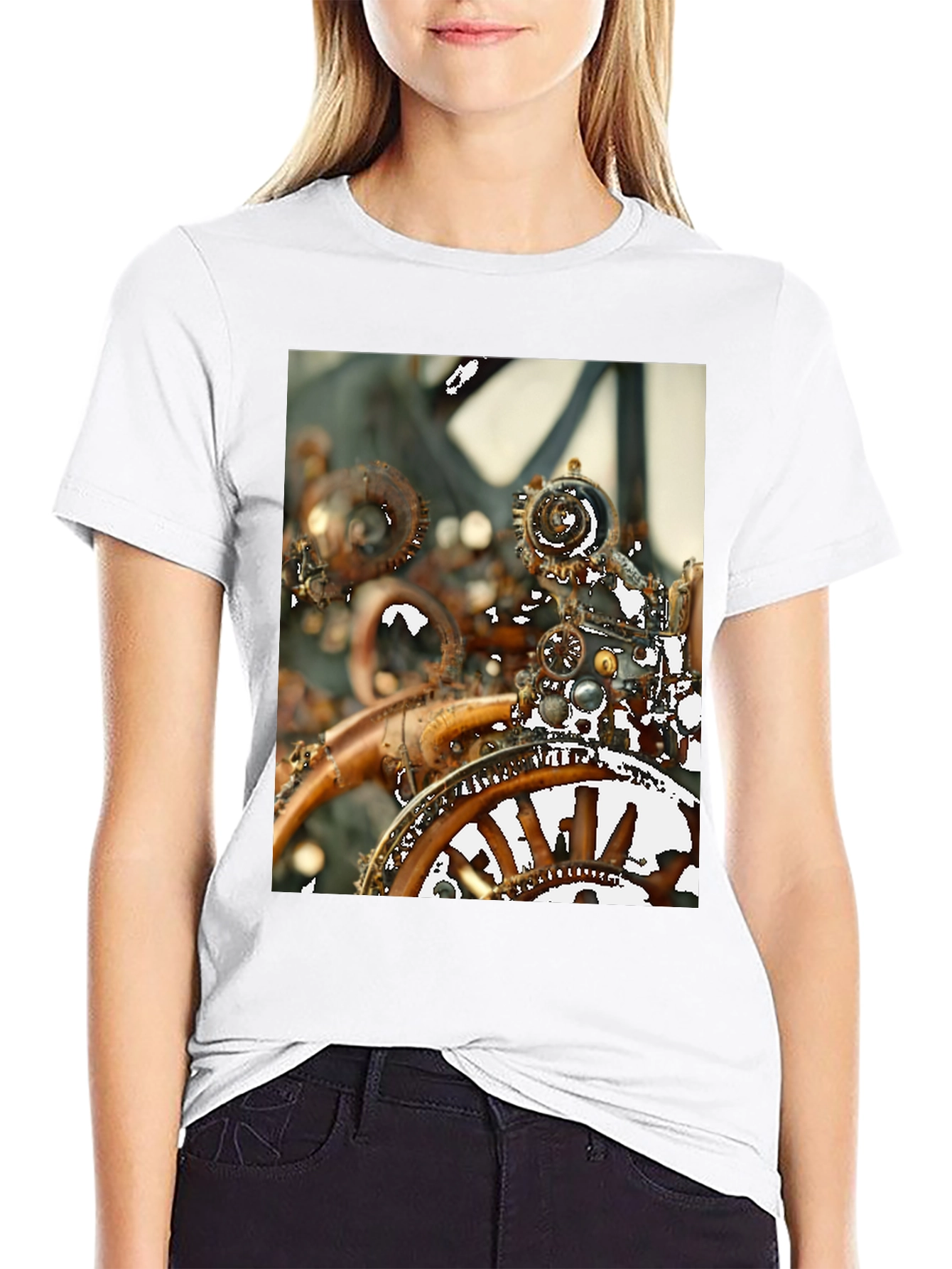 Steampunk Gear T-Shirt - Unique Design