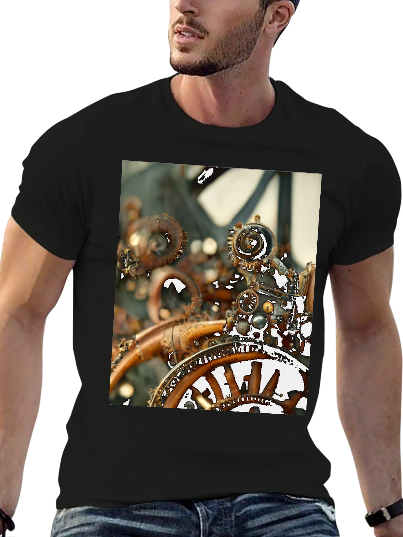 Steampunk Gear T-Shirt - Unique Design