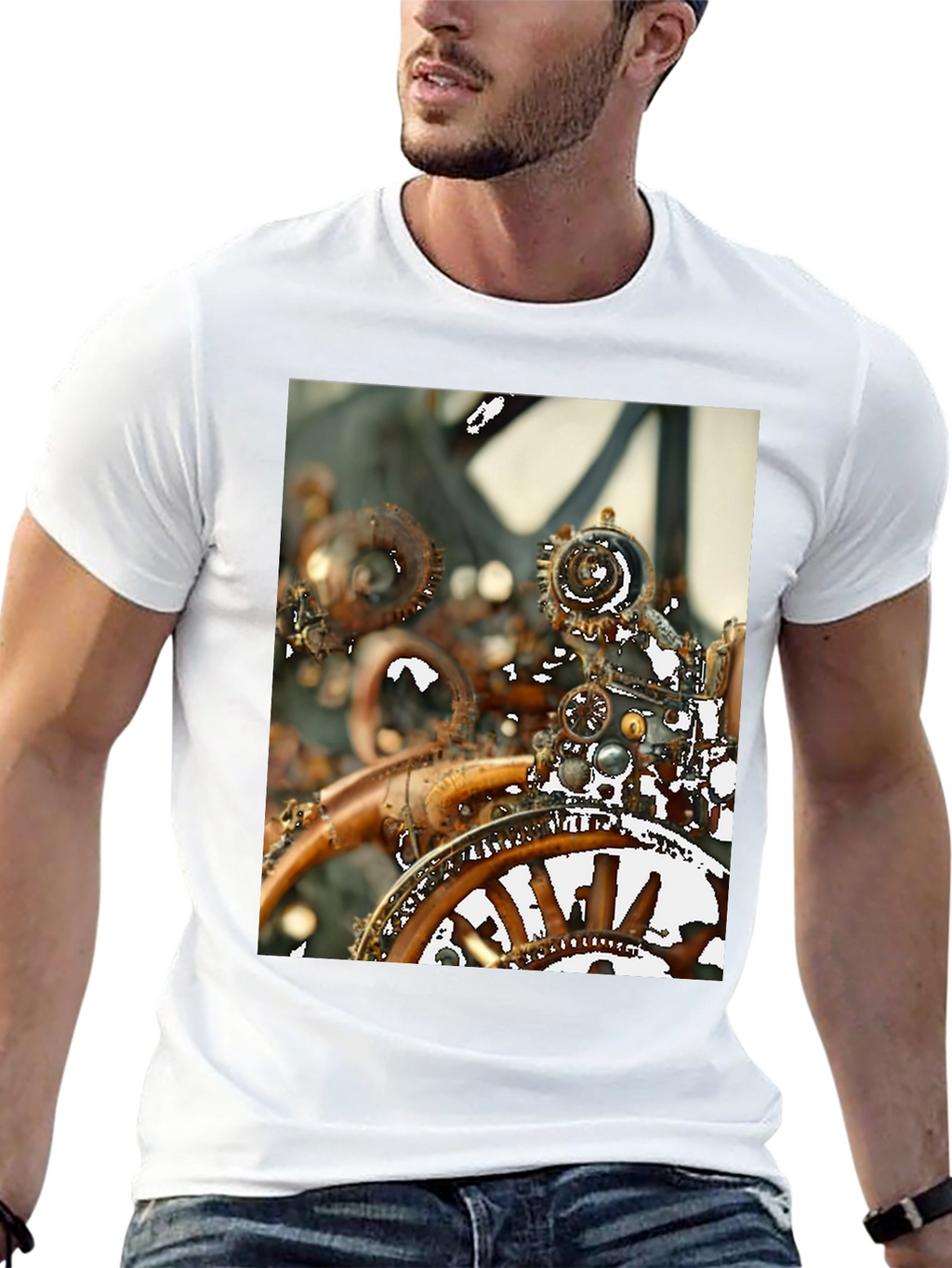 Steampunk Gear T-Shirt - Unique Design