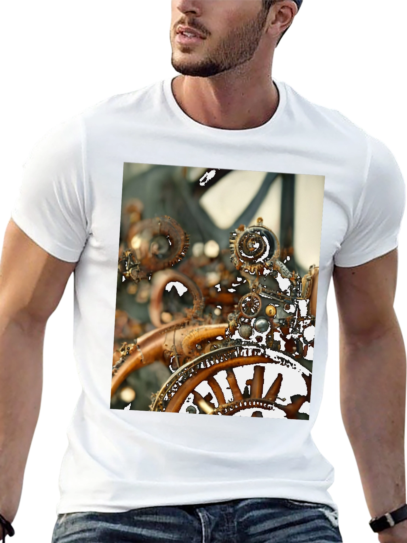 Steampunk Gear T-Shirt - Unique Design
