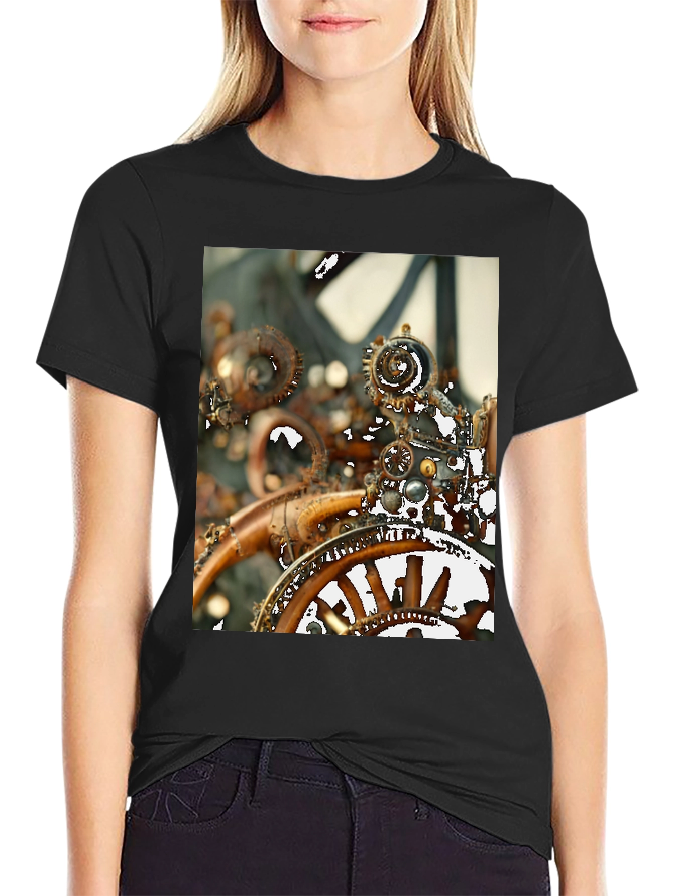 Steampunk Gear T-Shirt - Unique Design