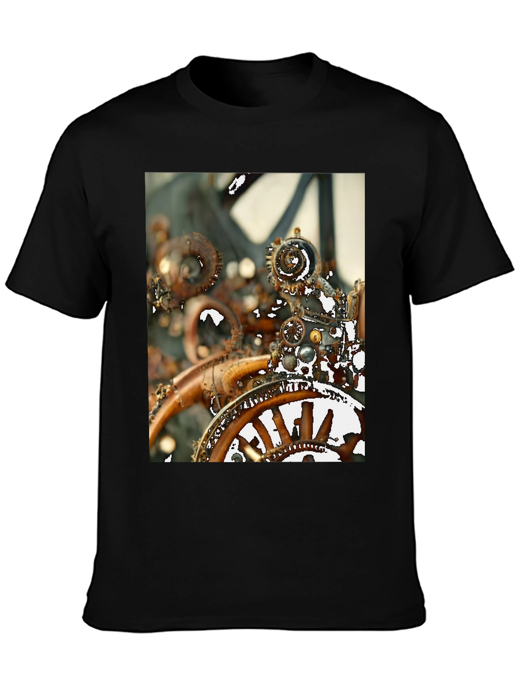 Steampunk Gear T-Shirt - Unique Design