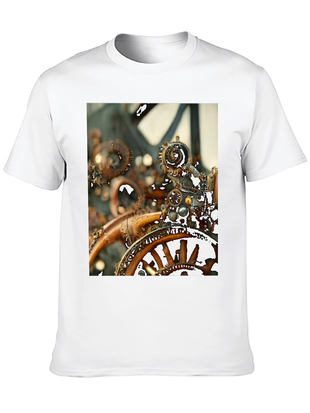 Steampunk Gear T-Shirt - Unique Design