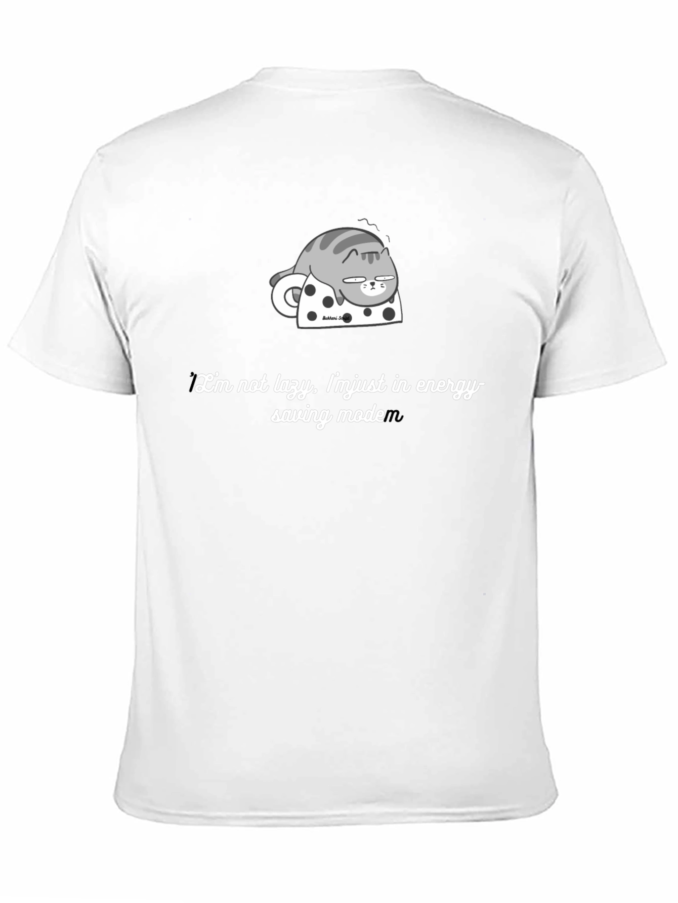 Lazy Cat Energy Saving Mode Graphic Tee