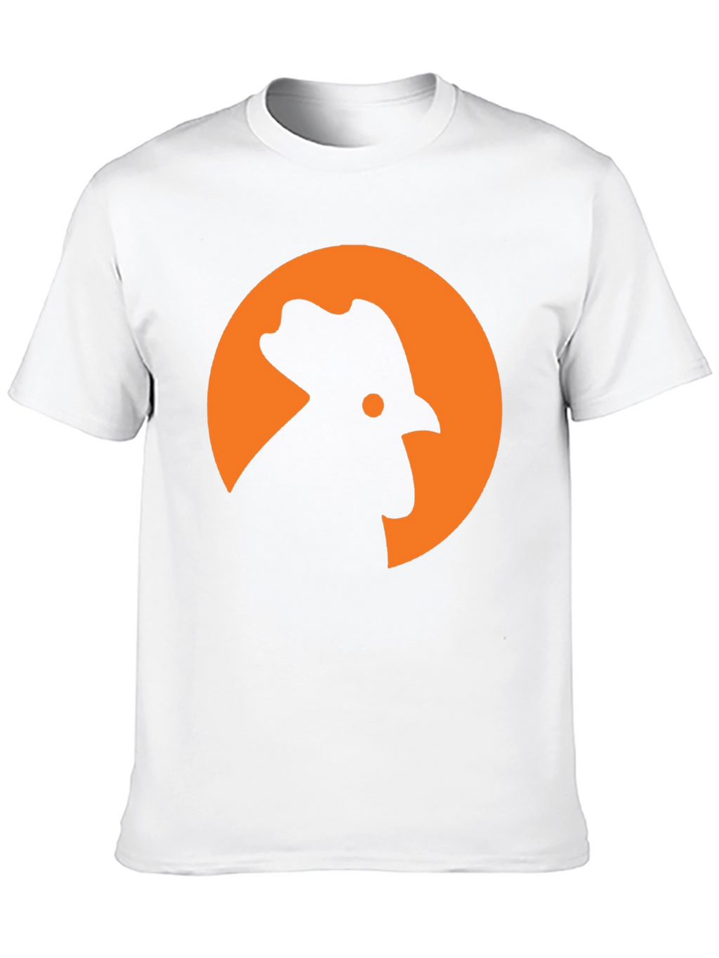 Rooster Silhouette T-Shirt - Modern Graphic Tee