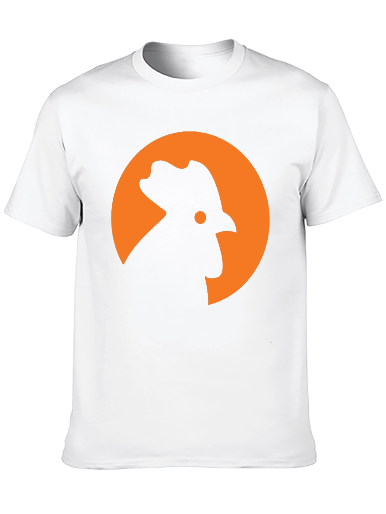 Rooster Silhouette T-Shirt - Modern Graphic Tee