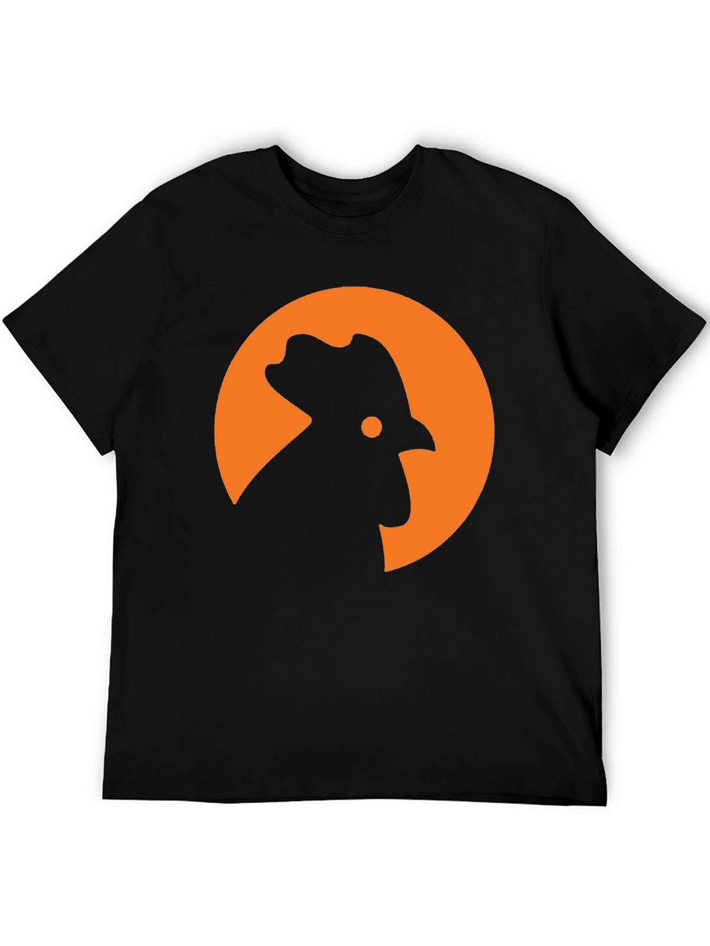 Rooster Silhouette T-Shirt - Modern Graphic Tee