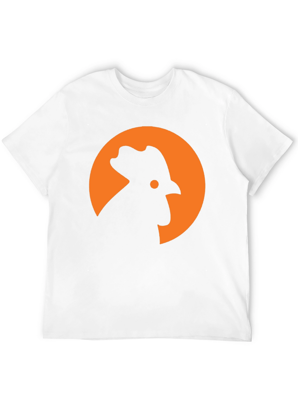 Rooster Silhouette T-Shirt - Modern Graphic Tee