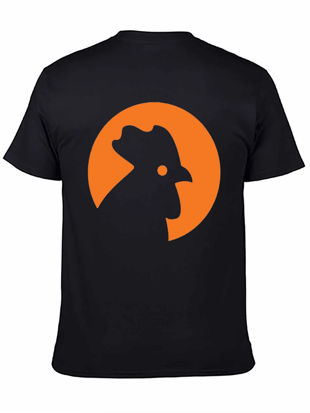 Rooster Silhouette T-Shirt - Modern Graphic Tee