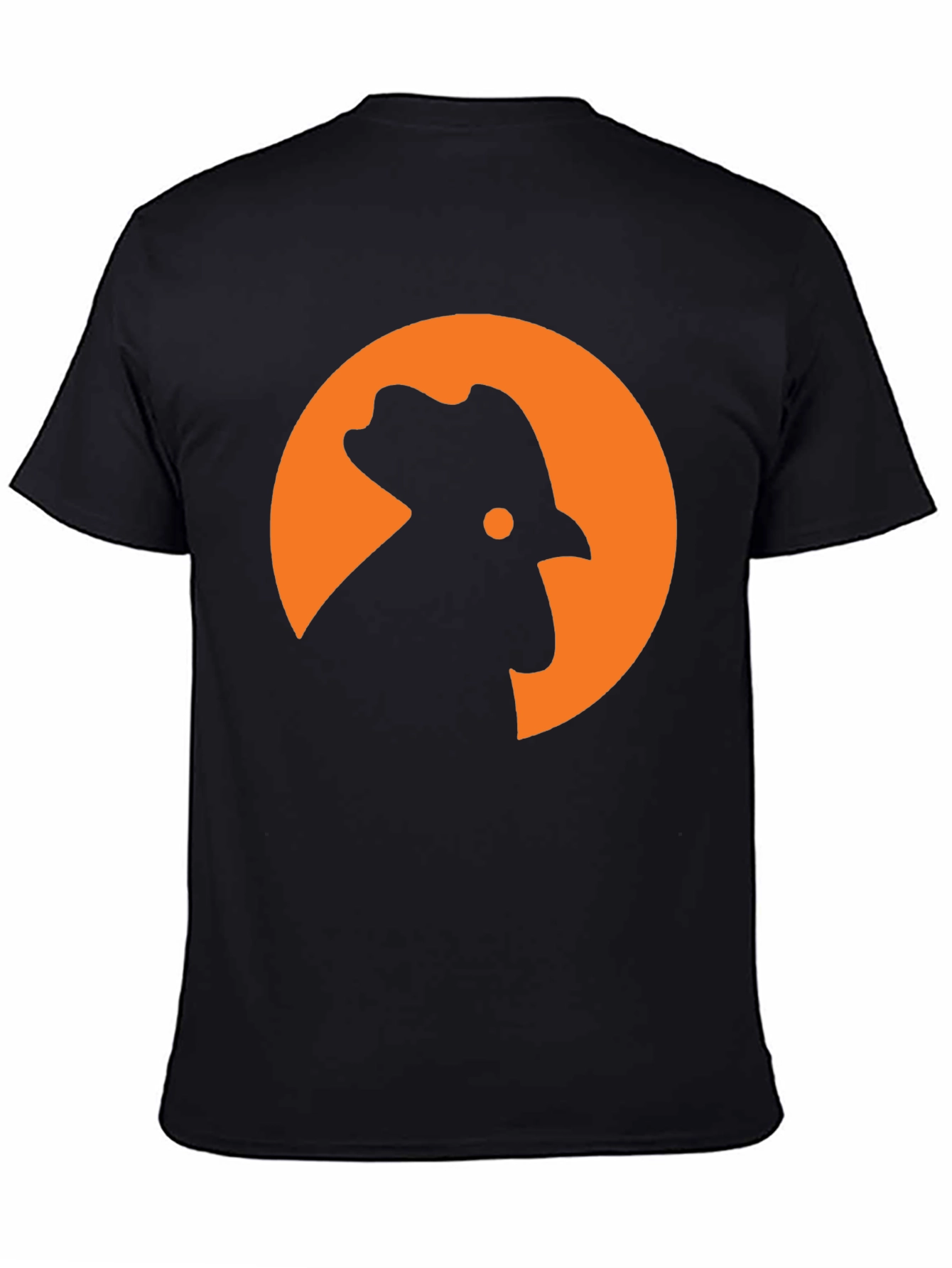 Rooster Silhouette T-Shirt - Modern Graphic Tee