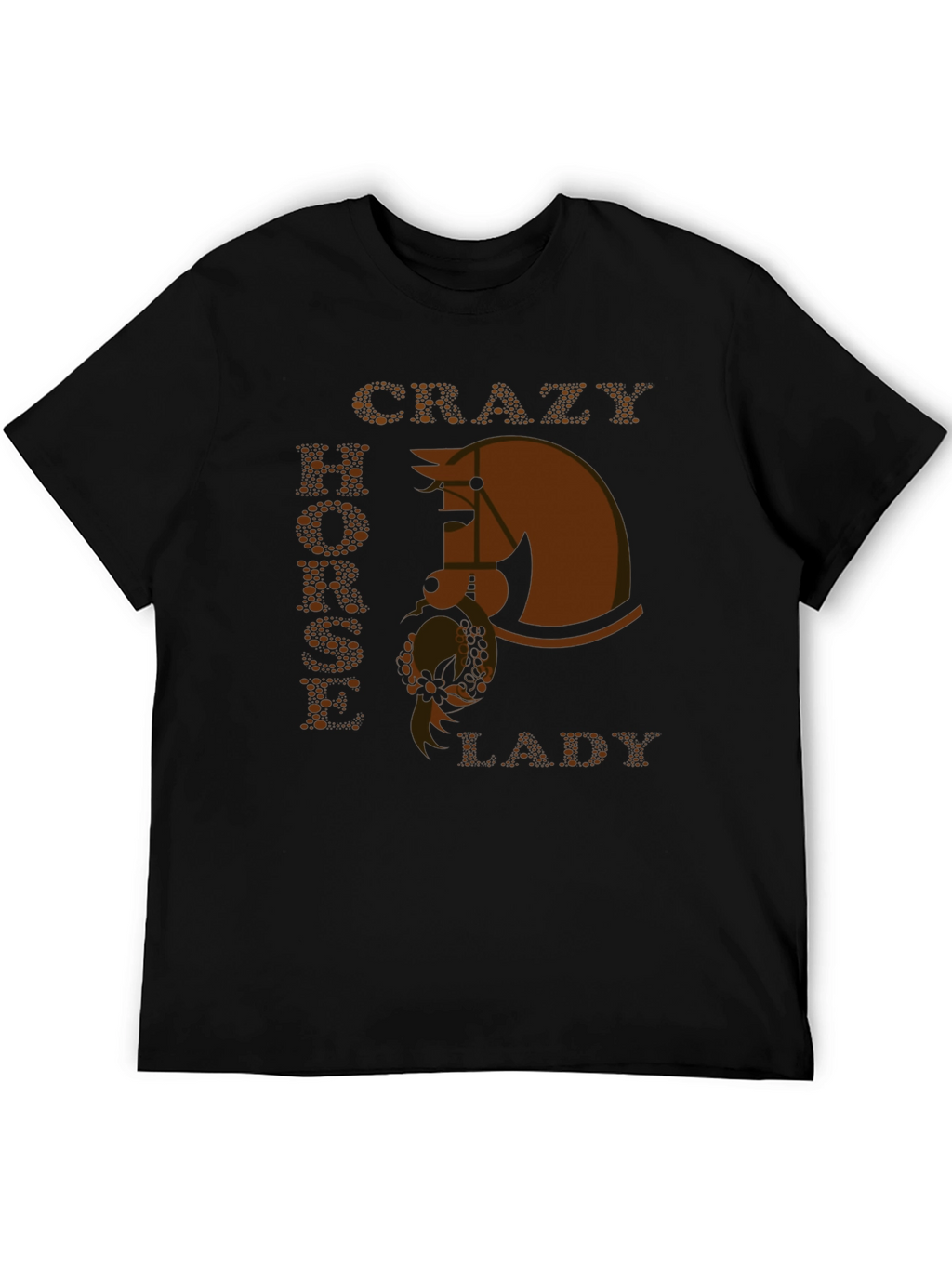 Crazy Horse Lady T-Shirt - Equestrian Style