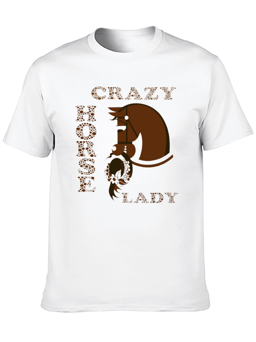 Crazy Horse Lady T-Shirt - Equestrian Style