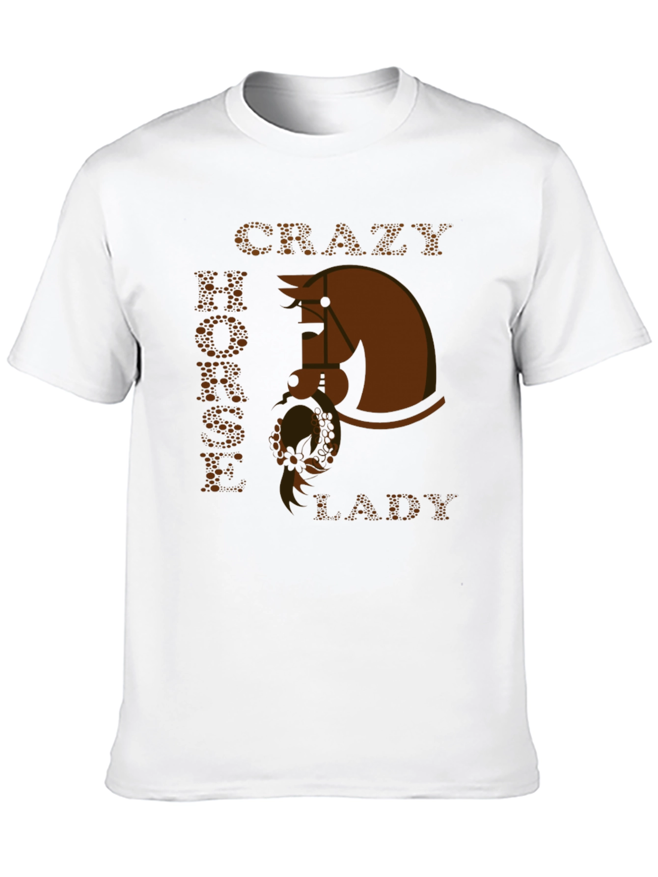 Crazy Horse Lady T-Shirt - Equestrian Style