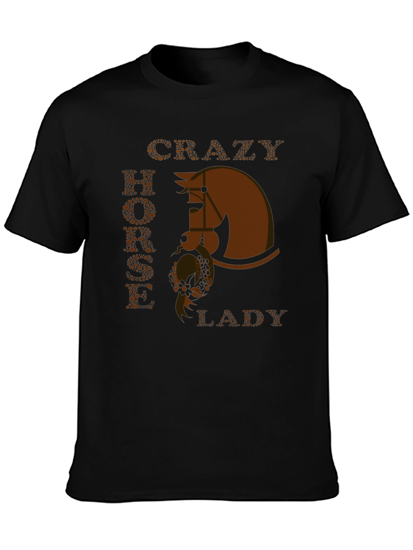 Crazy Horse Lady T-Shirt - Equestrian Style