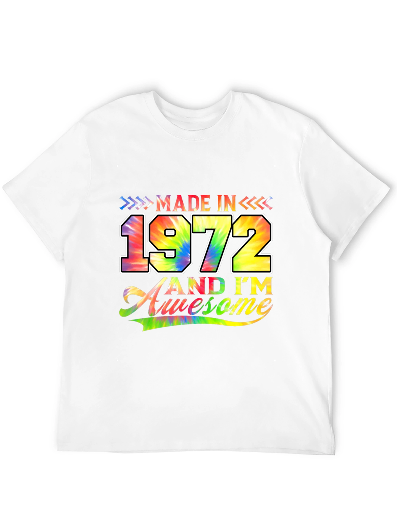 Made in 1972 Awesome T-Shirt
