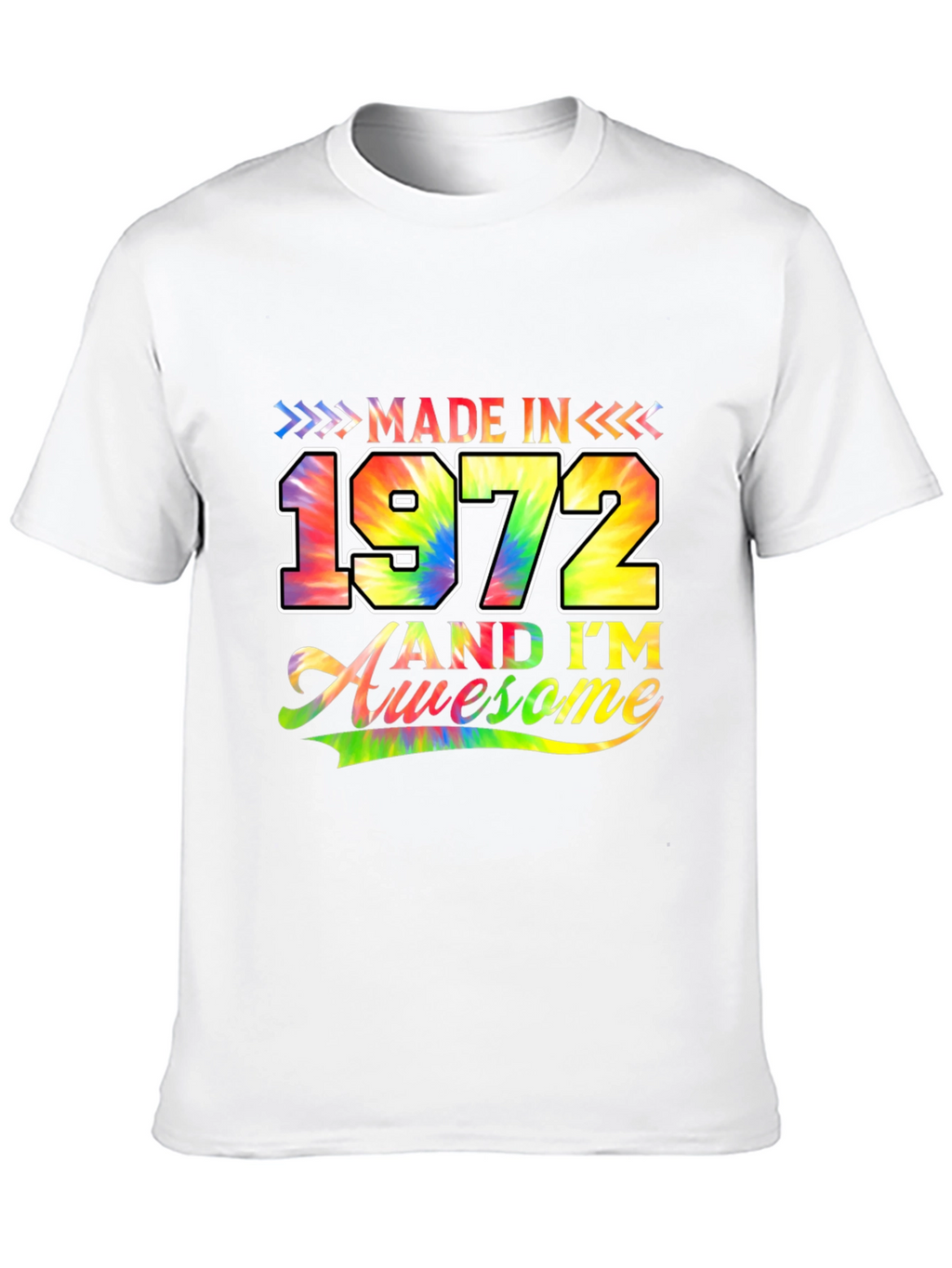 Made in 1972 Awesome T-Shirt