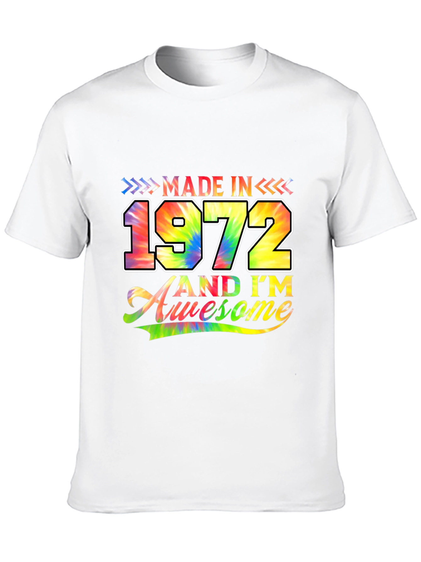 Made in 1972 Awesome T-Shirt