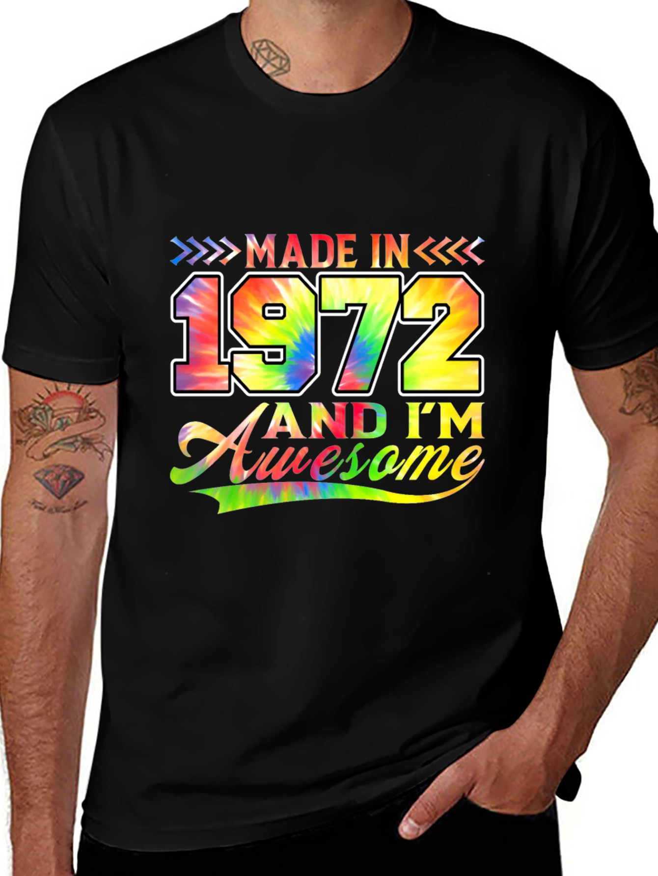 Made in 1972 Awesome T-Shirt