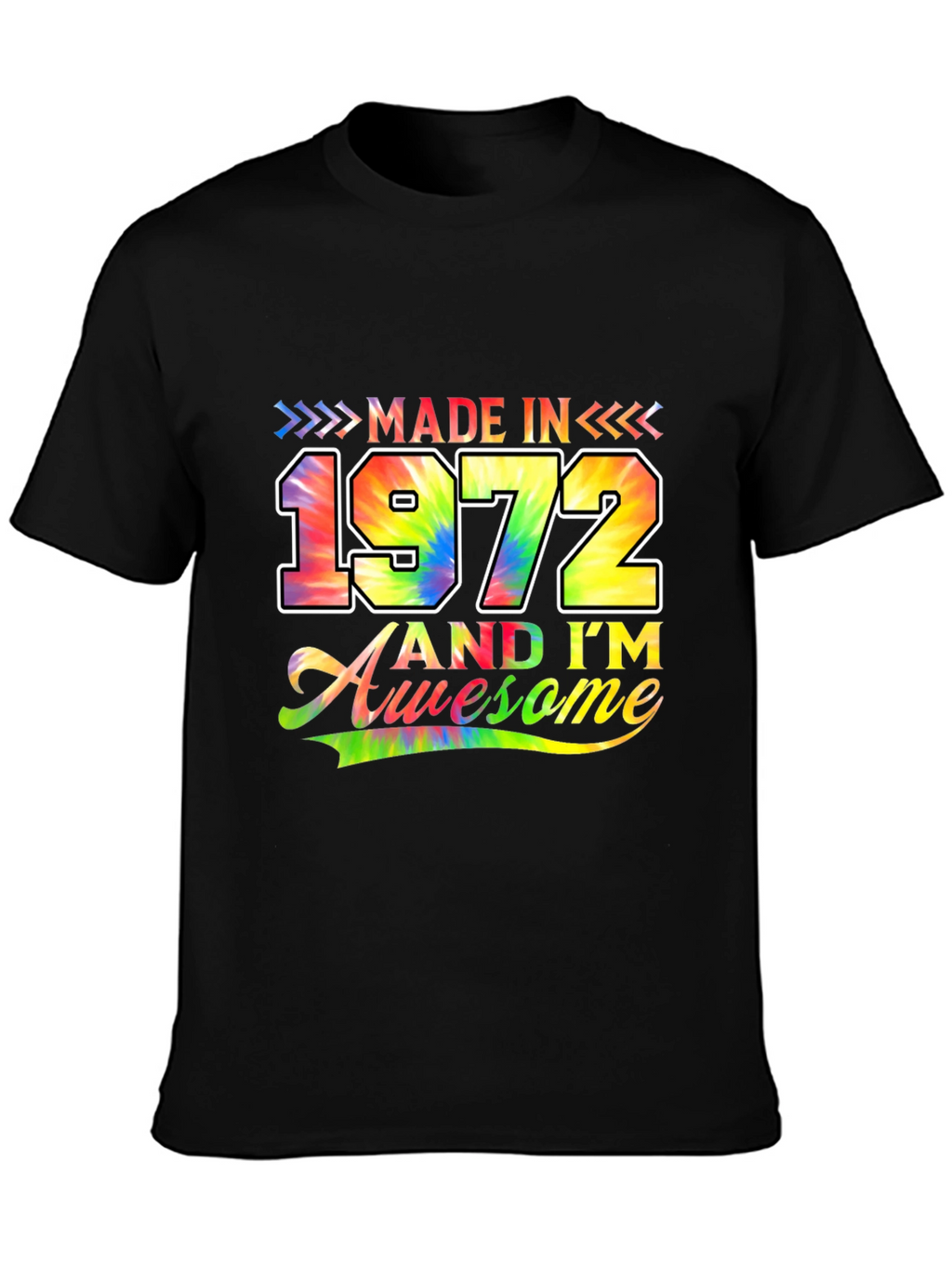 Made in 1972 Awesome T-Shirt