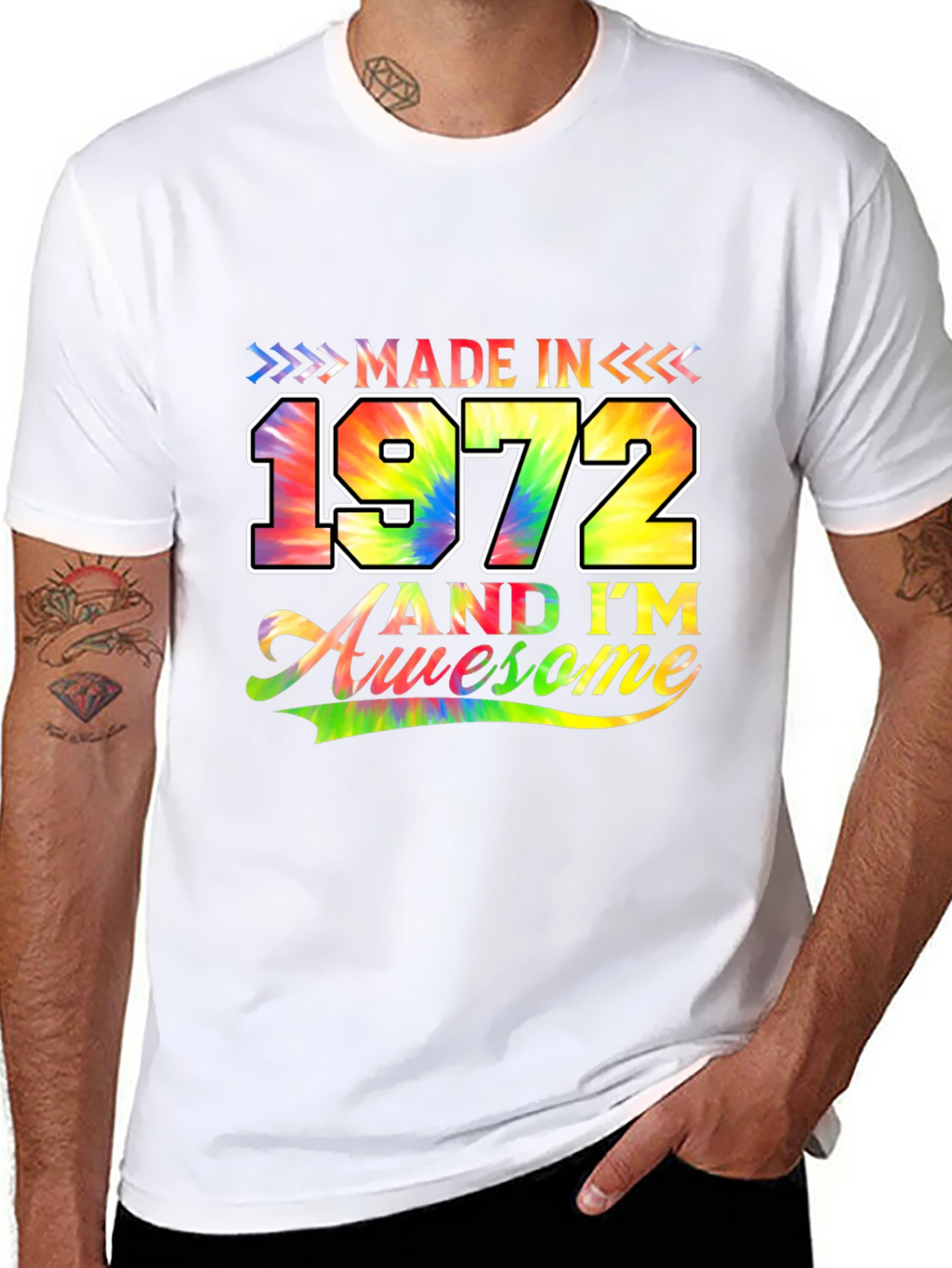 Made in 1972 Awesome T-Shirt