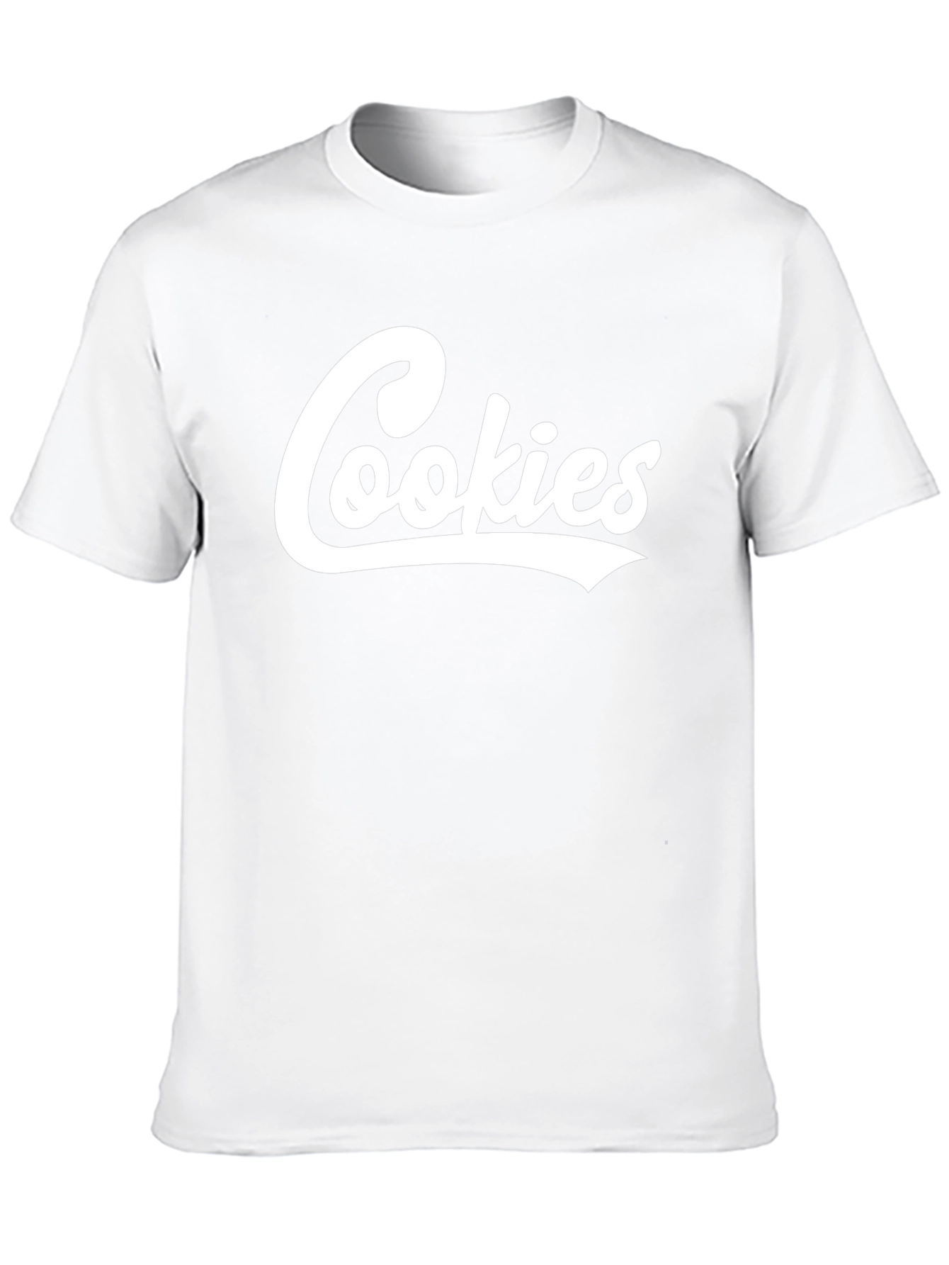 Cookies Graphic Print Black T-Shirt for Men