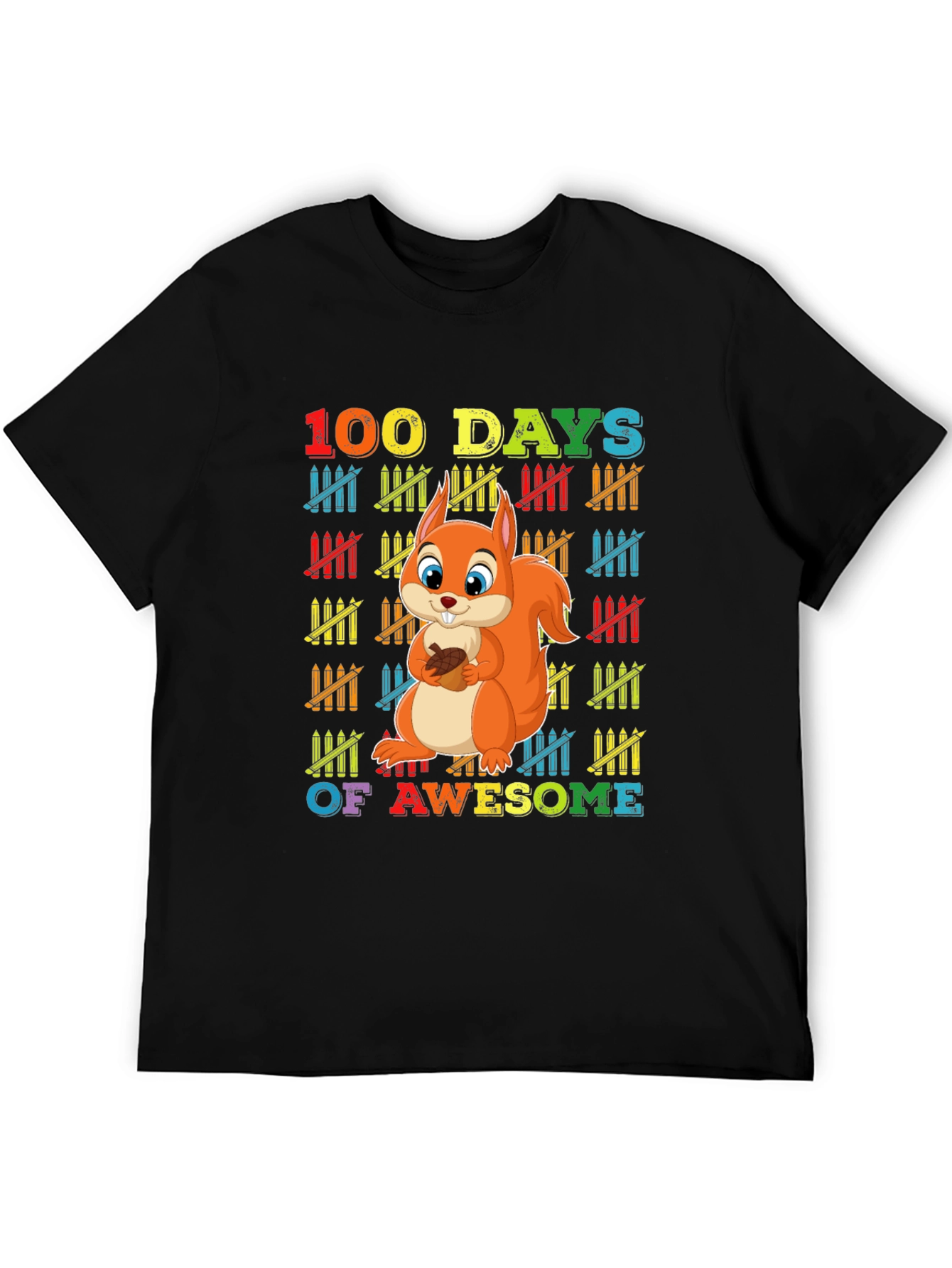 100 Days of Awesome Squirrel T-Shirt