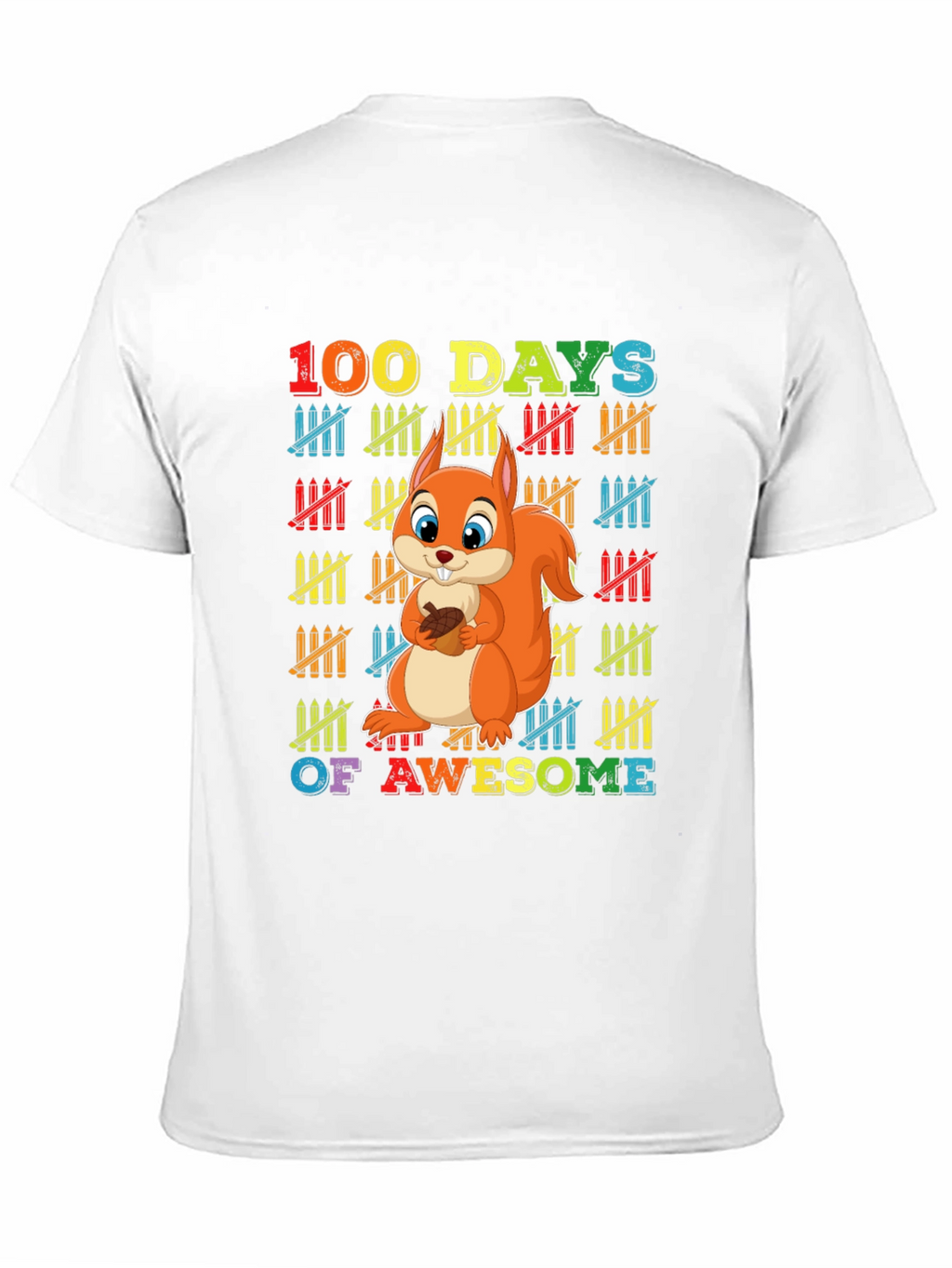 100 Days of Awesome Squirrel T-Shirt